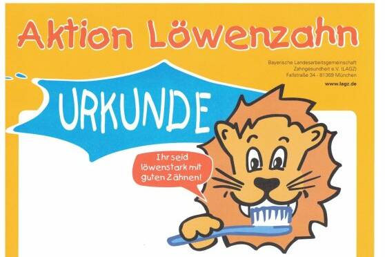 Plakat der Aktion Löwenzahn